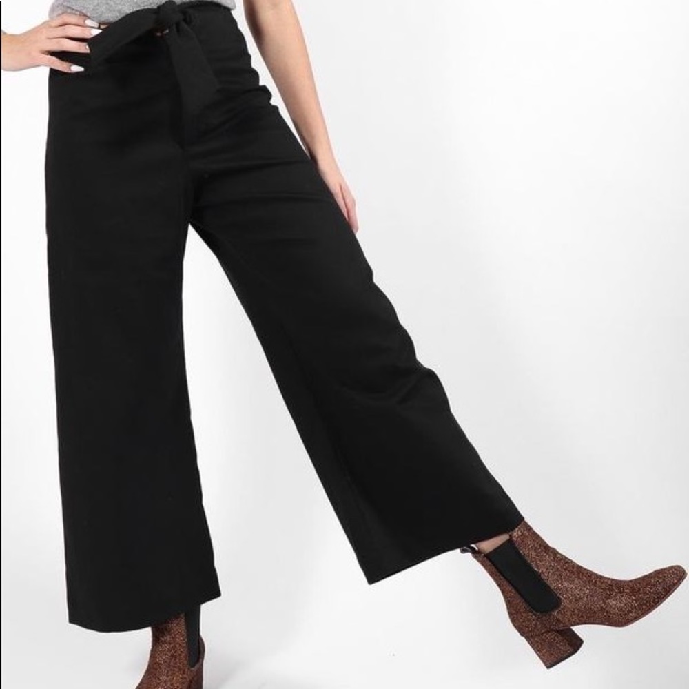 Micaela Greg Knotted Sailor Pants - Black